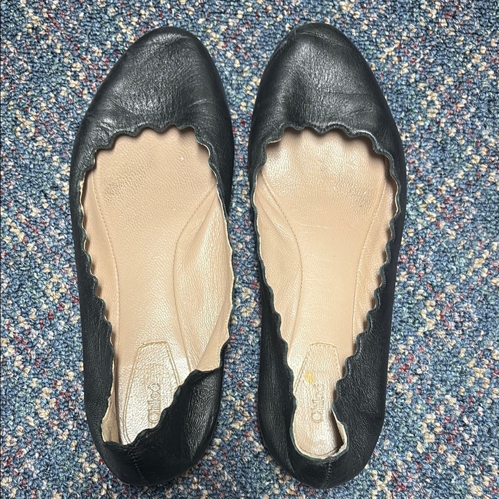 Preloved Chloe Black Ballet Flats size 37